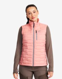 Revolution Race Flex Stretch Down Vest - Dam - Blush, Storlek:2XL - Västar