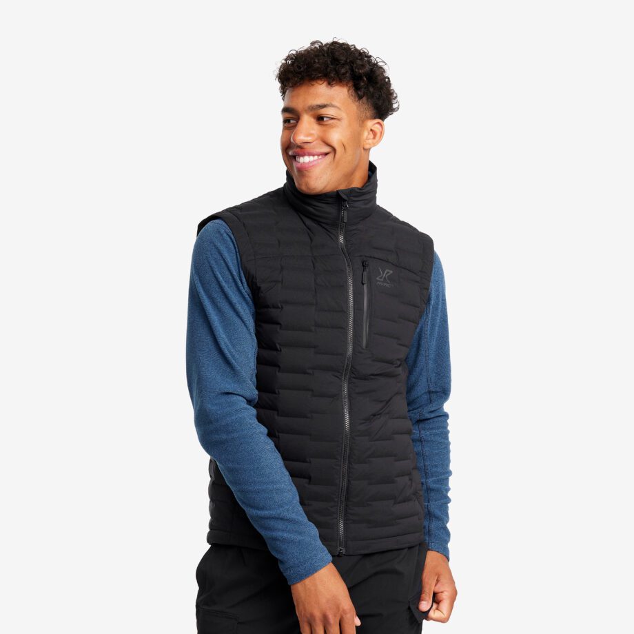 Revolution Race Jackor > Västar - Flex Stretch Down Vest - Herr - Black, Storlek:XL