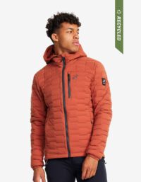 Revolution Race Flex Stretch Down Jacket - Herr - Rusty Orange, Storlek:S - Vinterjackor