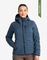 Revolution Race Flex Stretch Down Jacket - Dam - Moonlit Ocean, Storlek:3XL - Vinterjackor