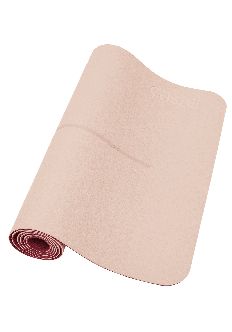 Casall Yoga Mat Position 4mm - Pink/red