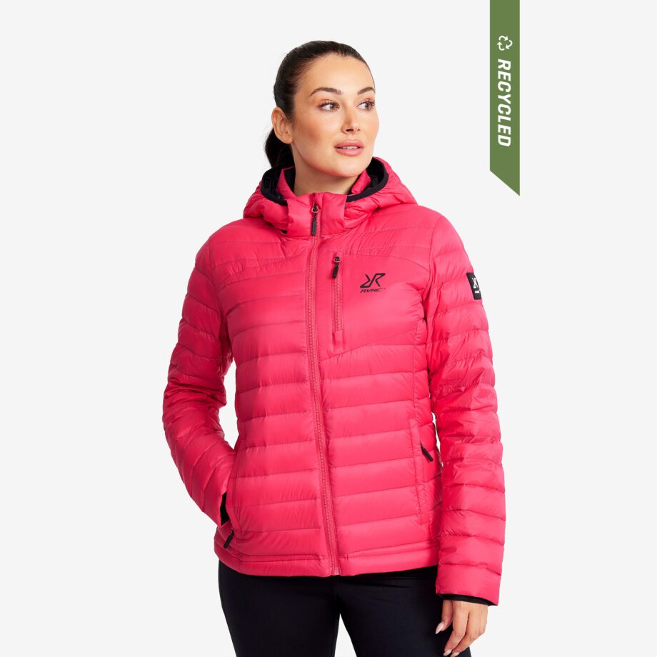Revolution Race Helium Down Jacket - Dam - Azalea, Storlek:3XL - Vinterjackor