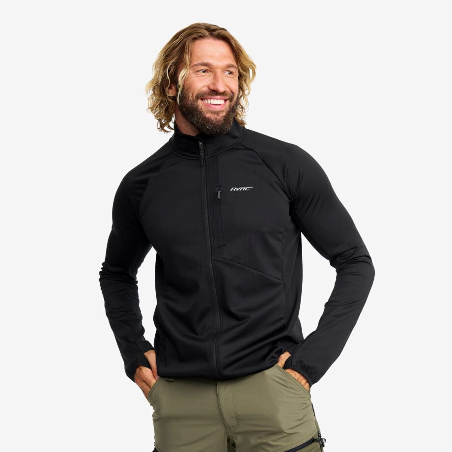 Revolution Race Pace Wind Jacket - Herr - Black, Storlek:3XL - Jackor > Träningsjackor