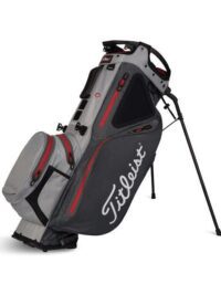 Titleist Hybrid 14 Stand Bag - Charcoal/Grey/Red