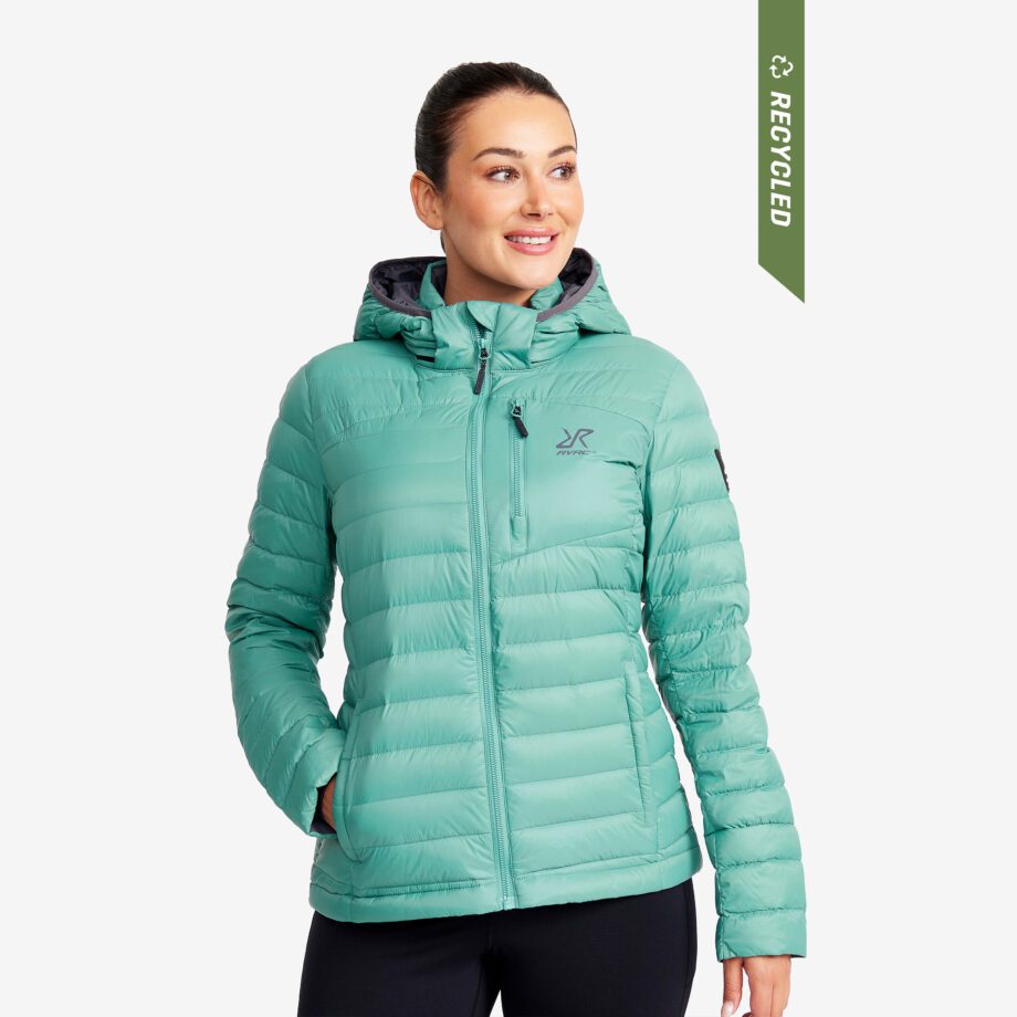 Revolution Race Helium Down Jacket - Dam - Arctic, Storlek:XS - Vinterjackor