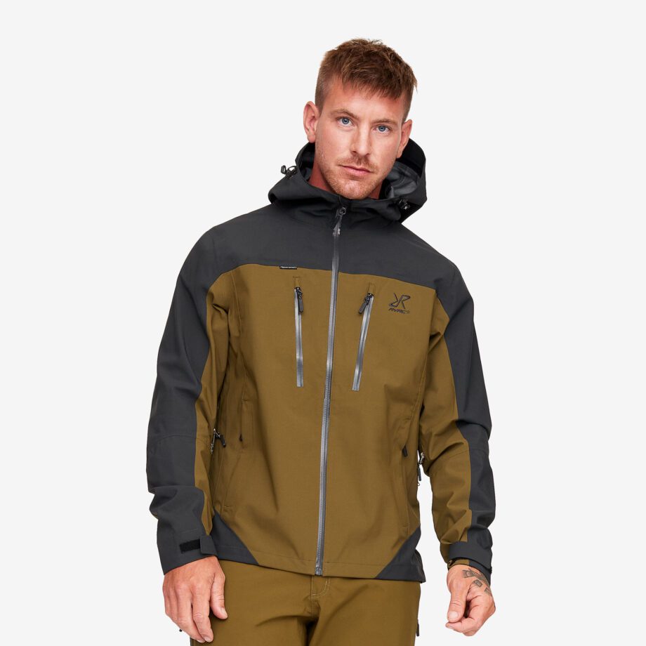 Revolution Race Silence Proshell Jacket - Herr - Dark Olive/Moonless Night, Storlek:S - Skaljacka & Vindjacka