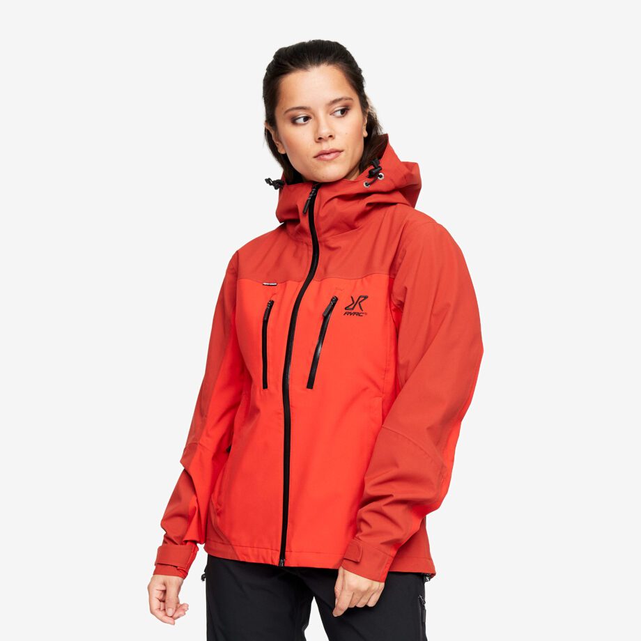 Revolution Race Silence Proshell Jacket - Dam - Molten Lava, Storlek:S - Skaljacka & Vindjacka
