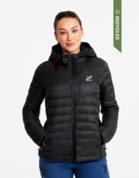 Revolution Race Helium Down Jacket - Dam - Black, Storlek:2XL - Vinterjackor