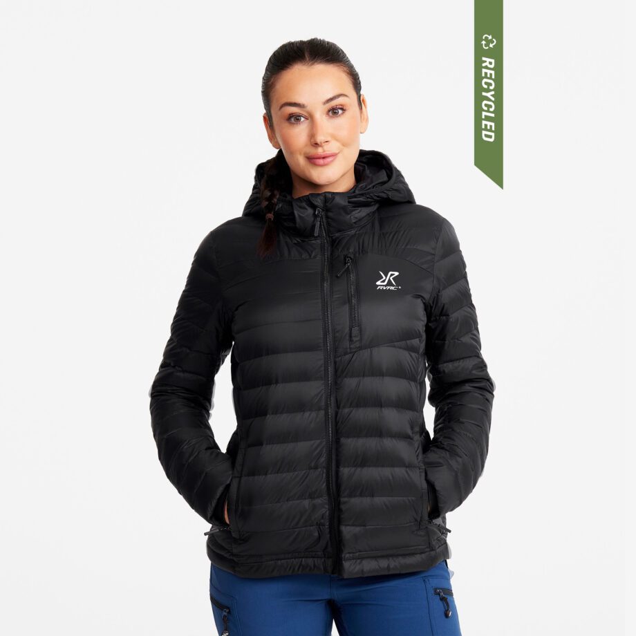 Revolution Race Helium Down Jacket - Dam - Black, Storlek:2XL - Vinterjackor