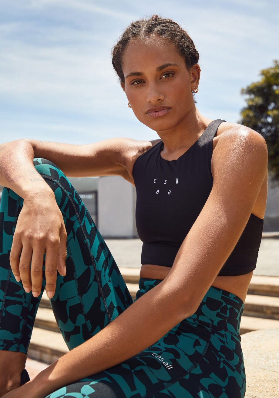 Casall Iconic Longline Sports Bra - Black