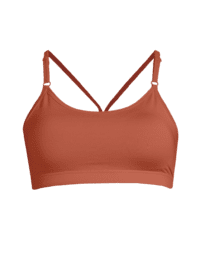 Casall Strappy Sports Bra - Burnt Sienna Red