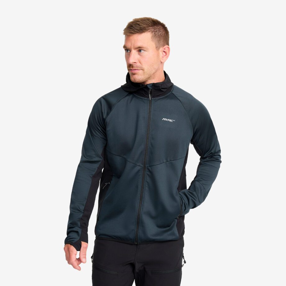 Revolution Race Pace Hooded Wind Jacket - Herr - Blueberry, Storlek:3XL - Jackor > Träningsjackor
