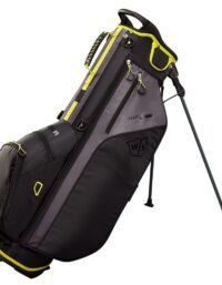 Wilson Staff Feather Carry Stand Bag Silver Black