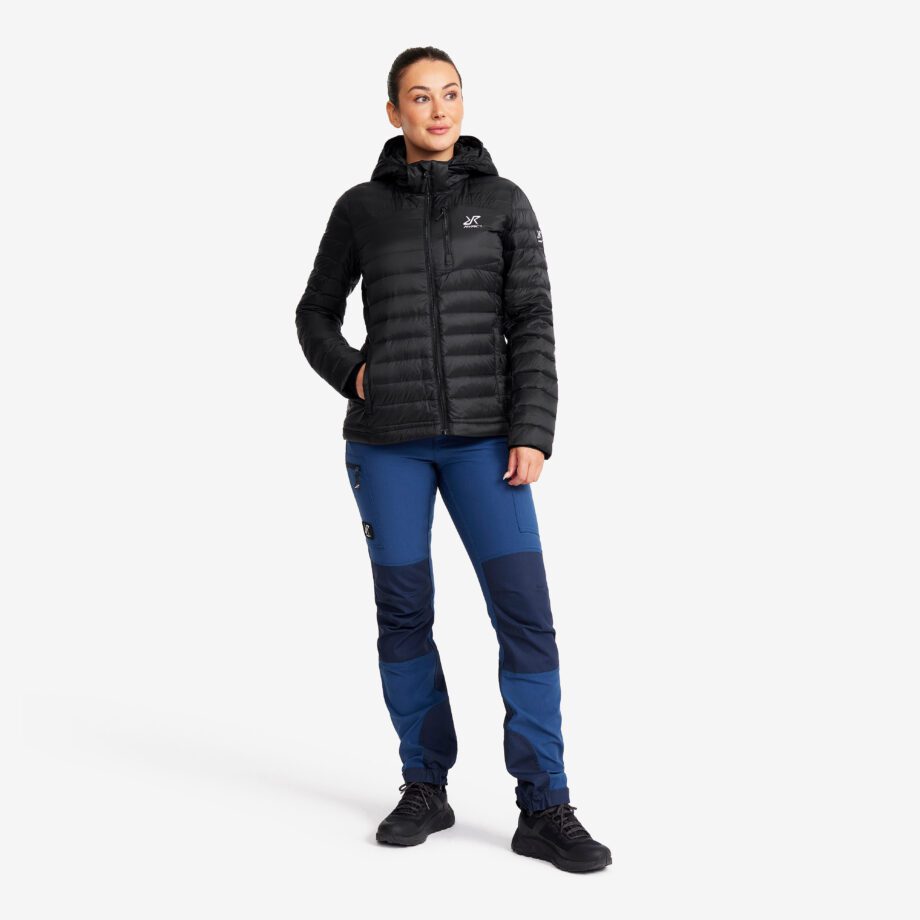 Revolution Race Helium Down Jacket - Dam - Black, Storlek:2XL - Vinterjackor