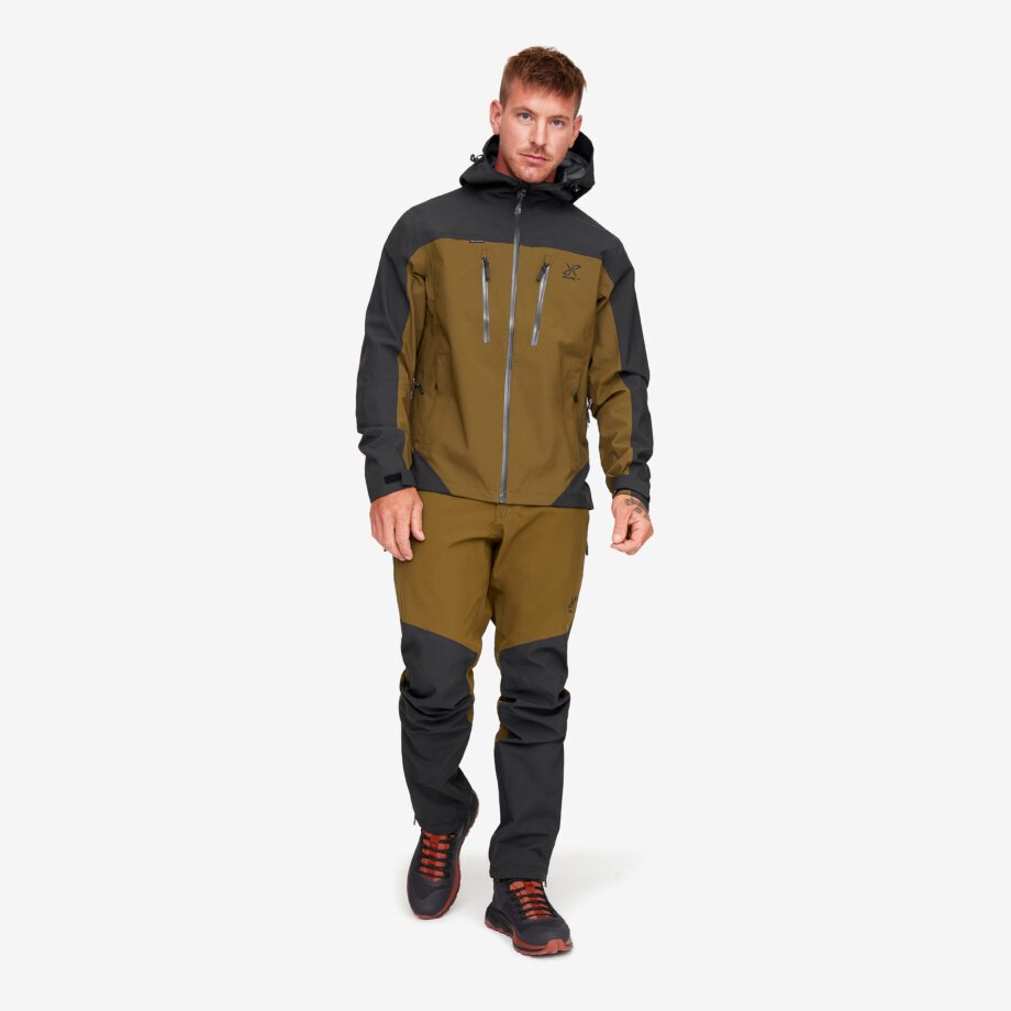 Revolution Race Silence Proshell 3L Jacket - Herr - Dark Olive/Moonless Night, Storlek:XL - Skaljacka & Vindjacka