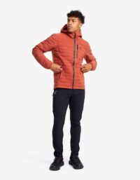Revolution Race Flex Stretch Down Jacket - Herr - Rusty Orange, Storlek:2XL - Vinterjackor