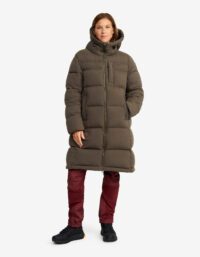 Revolution Race Flexpedition Down Parka - Dam - Mud, Storlek:2XL - Vinterjackor