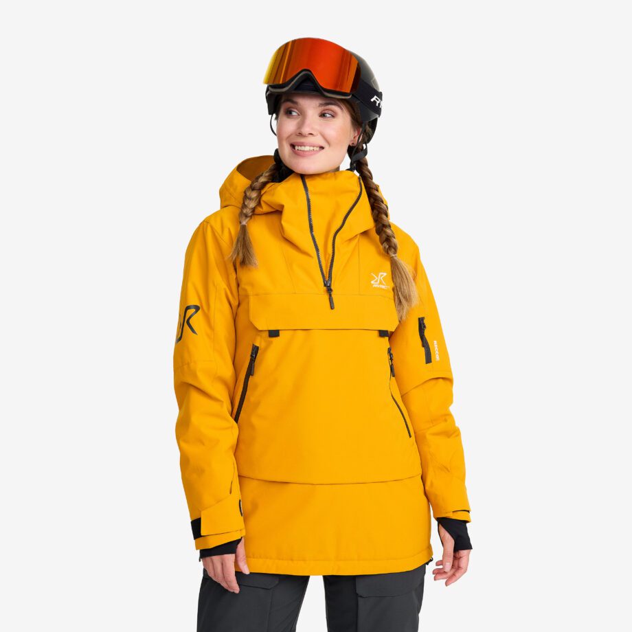 Revolution Race Skaljacka & Vindjacka - Halo 2L Insulated Ski Anorak - Dam - Golden Yellow, Storlek:S
