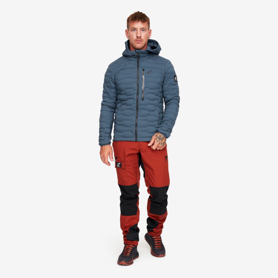 Revolution Race Flex Stretch Down Jacket - Herr - Moonlit Ocean, Storlek:L - Vinterjackor