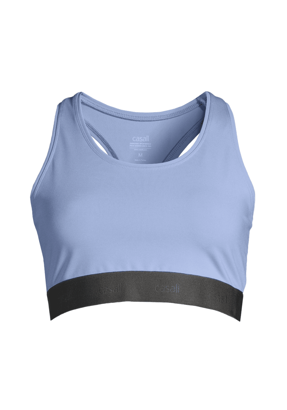 Casall Graphic Sports Bra - Breeze Blue