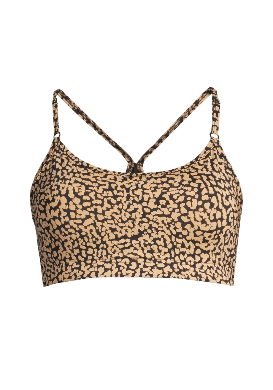Casall Strappy Sports Bra - Brown Shake
