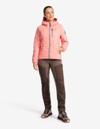 Revolution Race Flex Stretch Down Jacket - Dam - Blush, Storlek:M - Vinterjackor
