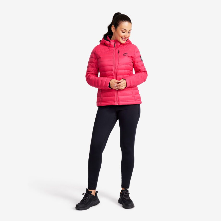 Revolution Race Helium Down Jacket - Dam - Azalea, Storlek:XS - Vinterjackor
