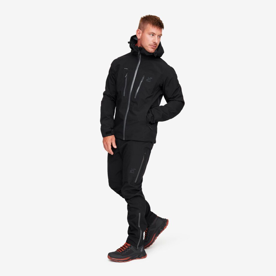 Revolution Race Silence Proshell 3L Jacket - Herr - Black/Anthracite, Storlek:XL - Skaljacka & Vindjacka