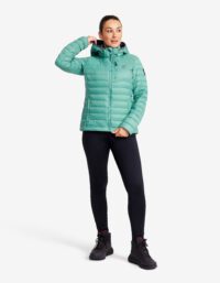 Revolution Race Helium Down Jacket - Dam - Arctic, Storlek:L - Vinterjackor