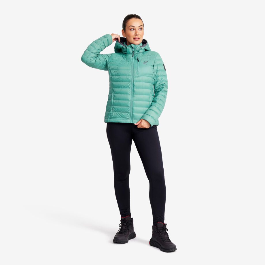 Revolution Race Helium Down Jacket - Dam - Arctic, Storlek:L - Vinterjackor