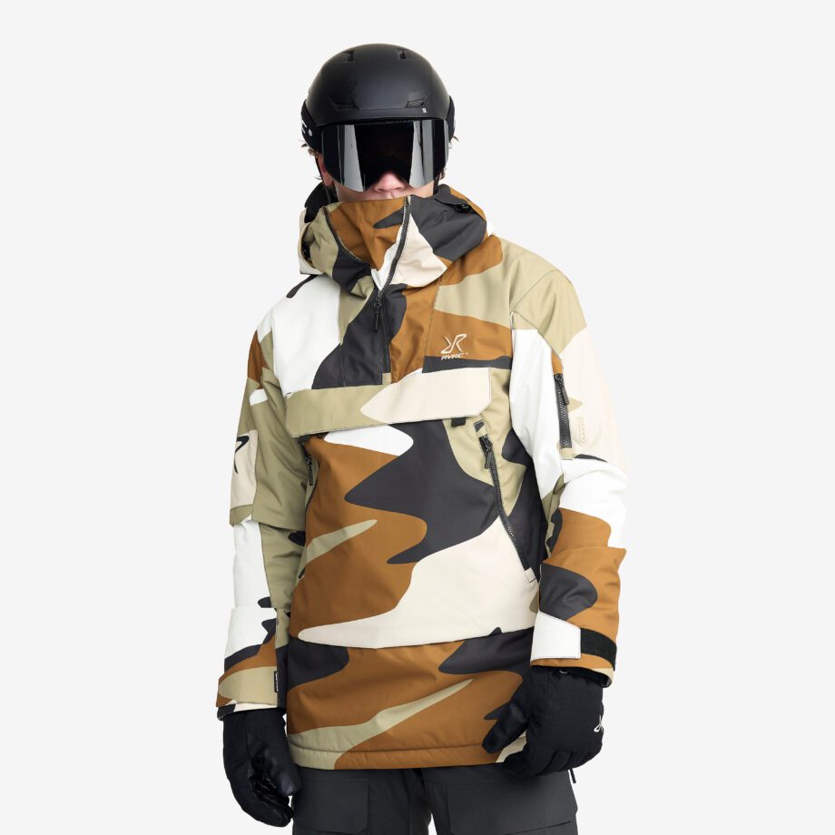 Revolution Race Skaljacka & Vindjacka - Halo 2L Insulated Ski Anorak - Herr - Anthracite/Rubber, Storlek:3XL