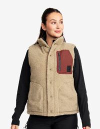 Revolution Race Rollick Reversible Vest - Dam - Earth, Storlek:XL - Västar