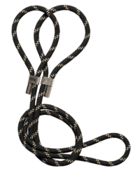 Casall Braided Yoga Carry Strap - Black/Beige