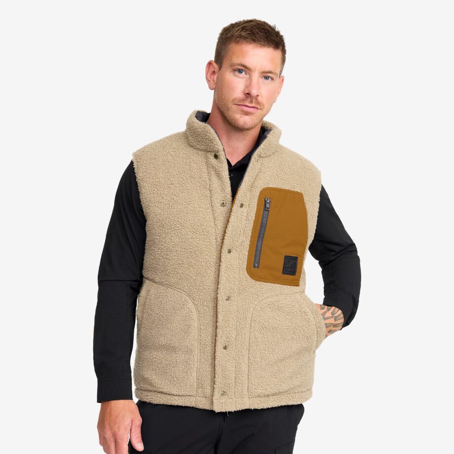 Revolution Race Rollick Reversible Vest - Herr - Rubber, Storlek:XL - Jackor > Västar