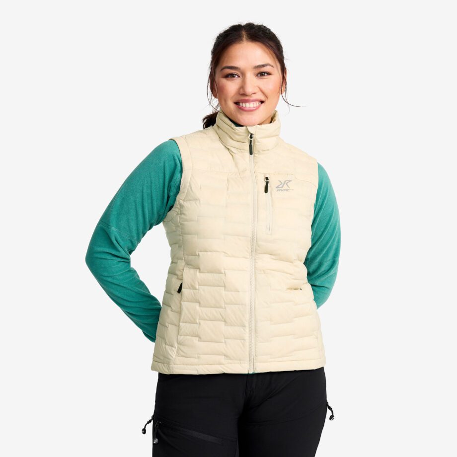 Revolution Race Västar - Flex Stretch Down Vest - Dam - Peyote, Storlek:XS