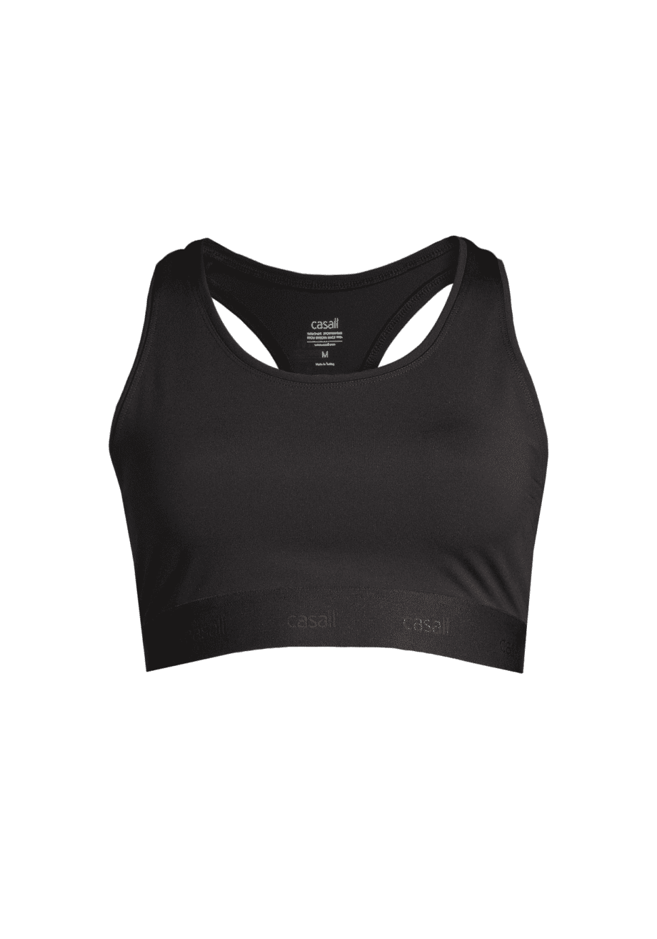 Casall Graphic Sports Bra - Black