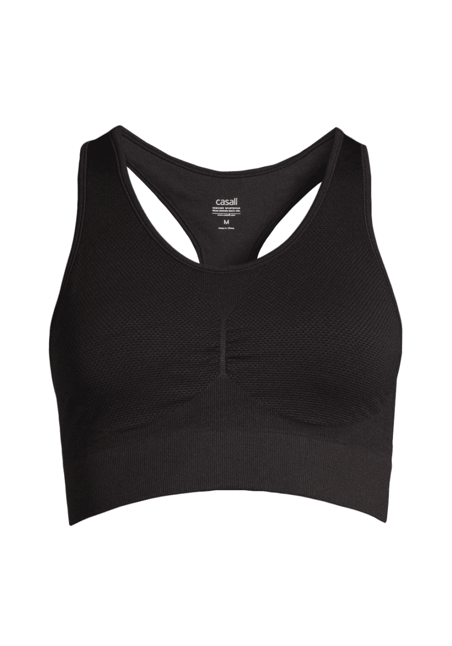 Casall Seamless Soft Sports Bra - Black