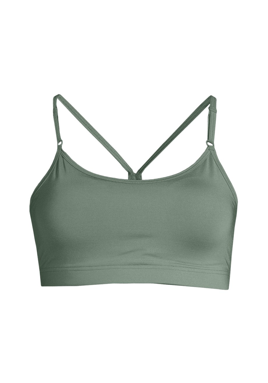 Casall Strappy Sports Bra - Dusty Green