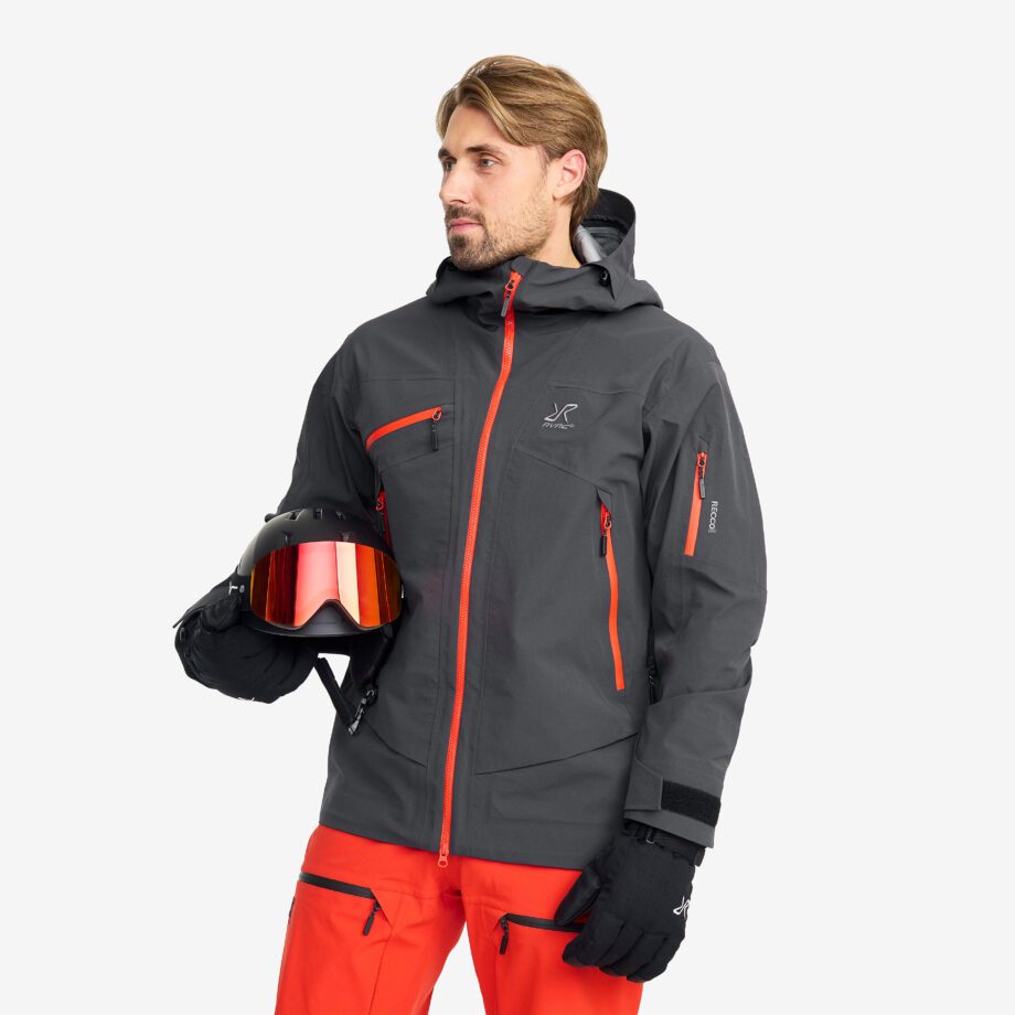 Revolution Race Skaljacka & Vindjacka - Atlas 3L Ski Jacket - Herr - Anthracite, Storlek:XL
