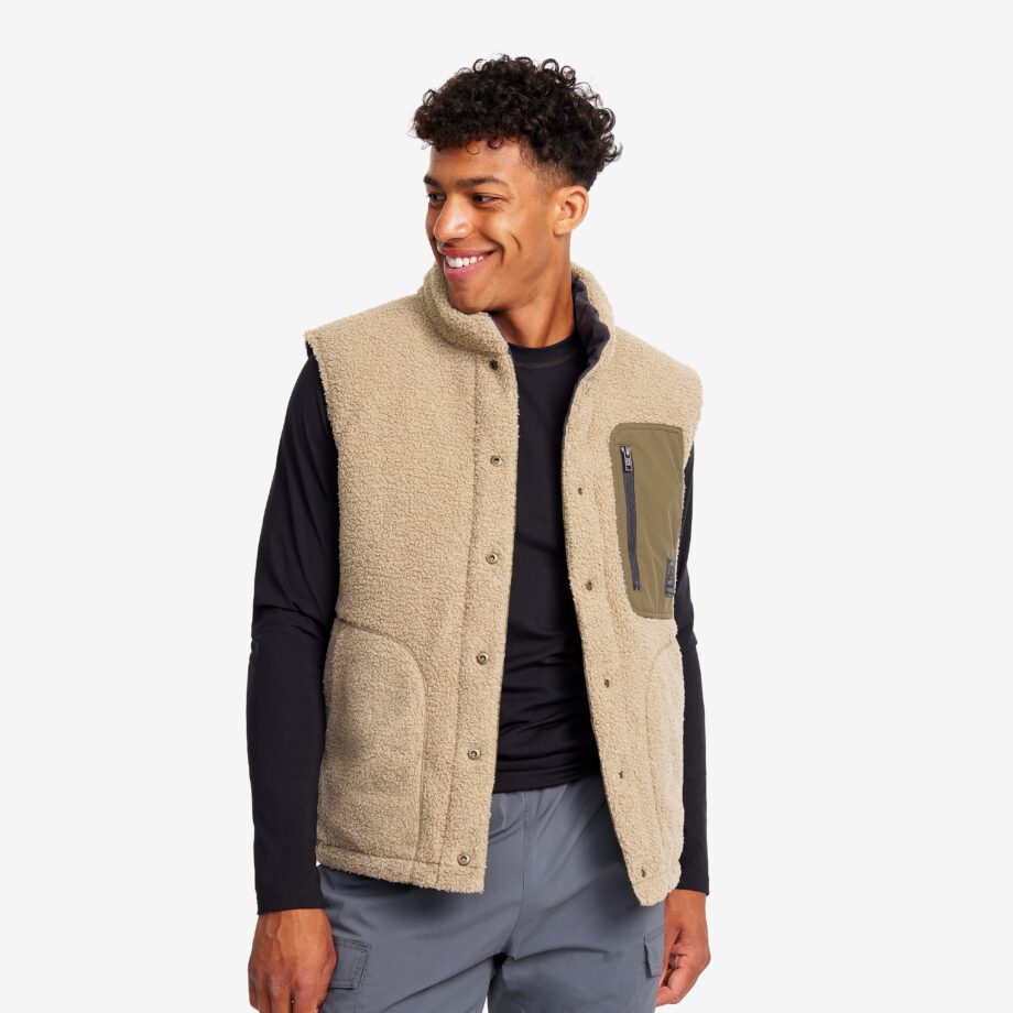 Revolution Race Rollick Reversible Vest - Herr - Grape Leaf, Storlek:M - Jackor > Västar