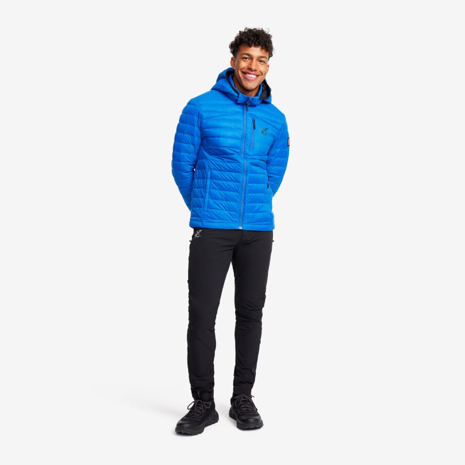 Revolution Race Helium Down Jacket - Herr - Classic Blue, Storlek:XS - Vinterjackor