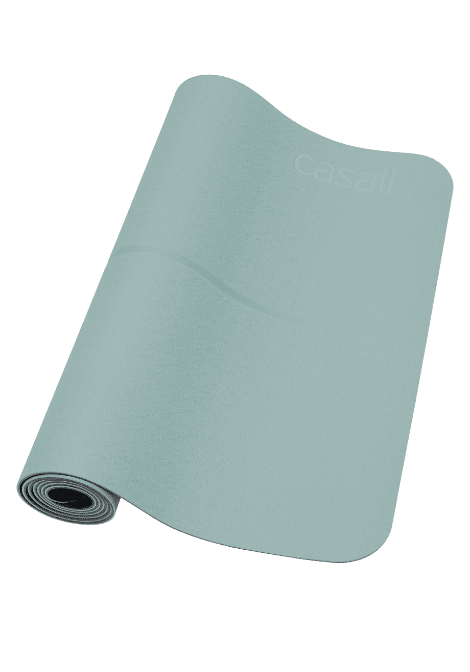 Casall Yoga mat position 4mm - Mellow Mint/Dark Slate