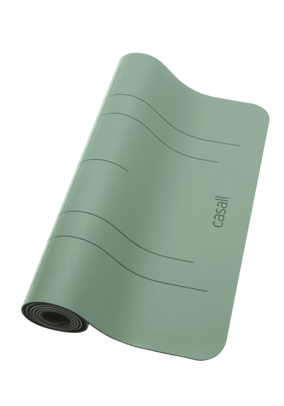 Casall Yoga mat Grip&Cushion III 5mm - Soft Teal