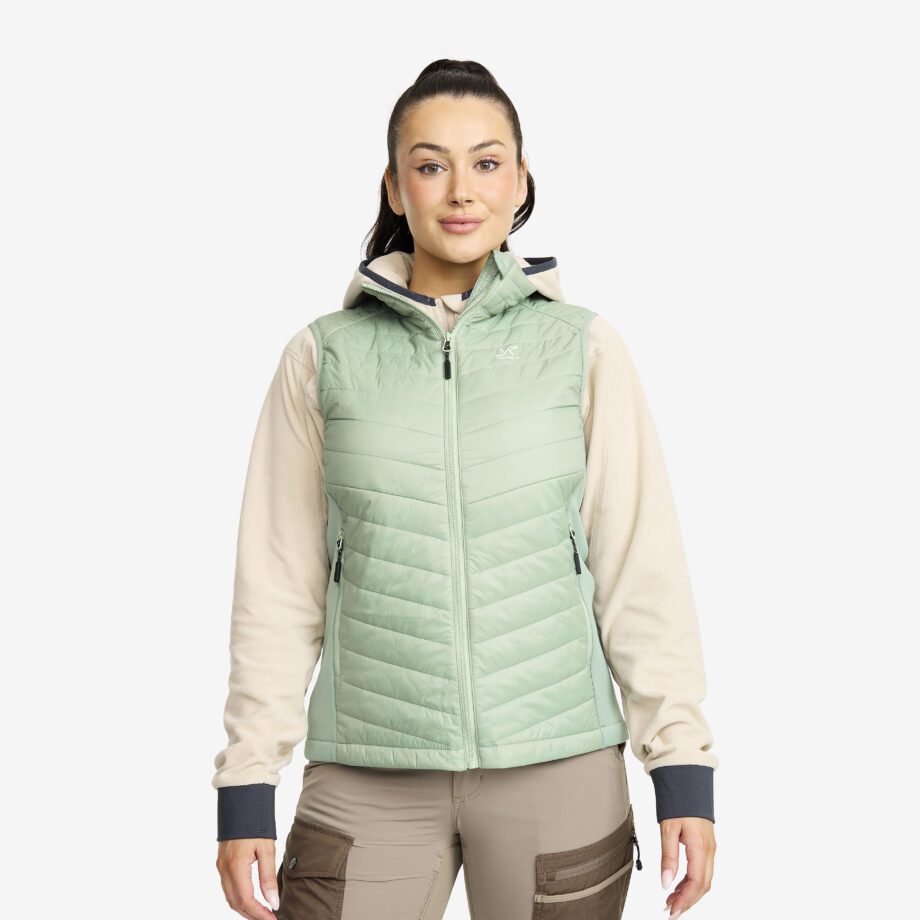 Revolution Race Radical Insulate Vest - Dam - Iceberg Green, Storlek:M - Västar