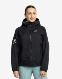 Revolution Race Arcade 3L Lightweight Jacket - Dam - Black, Storlek:XL - Skaljacka & Vindjacka