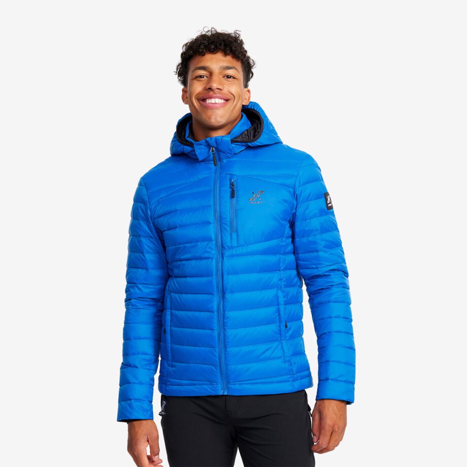 Revolution Race Helium Down Jacket - Herr - Classic Blue, Storlek:M - Vinterjackor