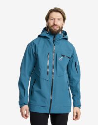 Revolution Race Cyclone Long 3L Jacket - Herr - Moroccan Blue, Storlek:S - Jackor > Regn- & Skaljackor