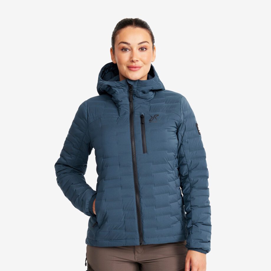 Revolution Race Flex Stretch Down Jacket - Dam - Moonlit Ocean, Storlek:M - Vinterjackor