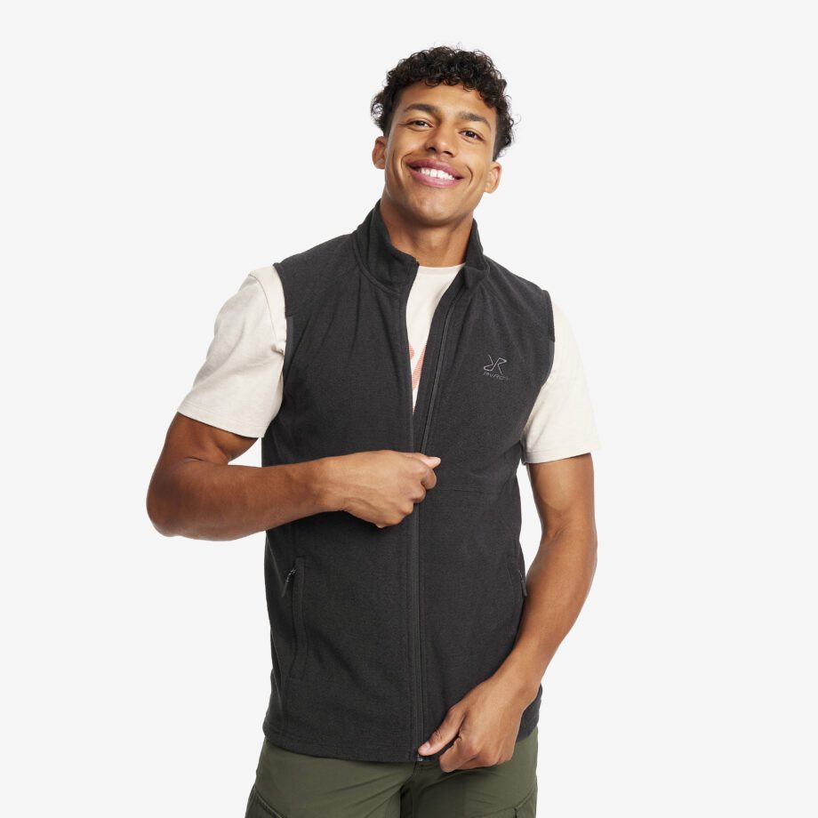 Revolution Race Jackor > Västar - Essential Fleece Vest - Herr - Black, Storlek:XS