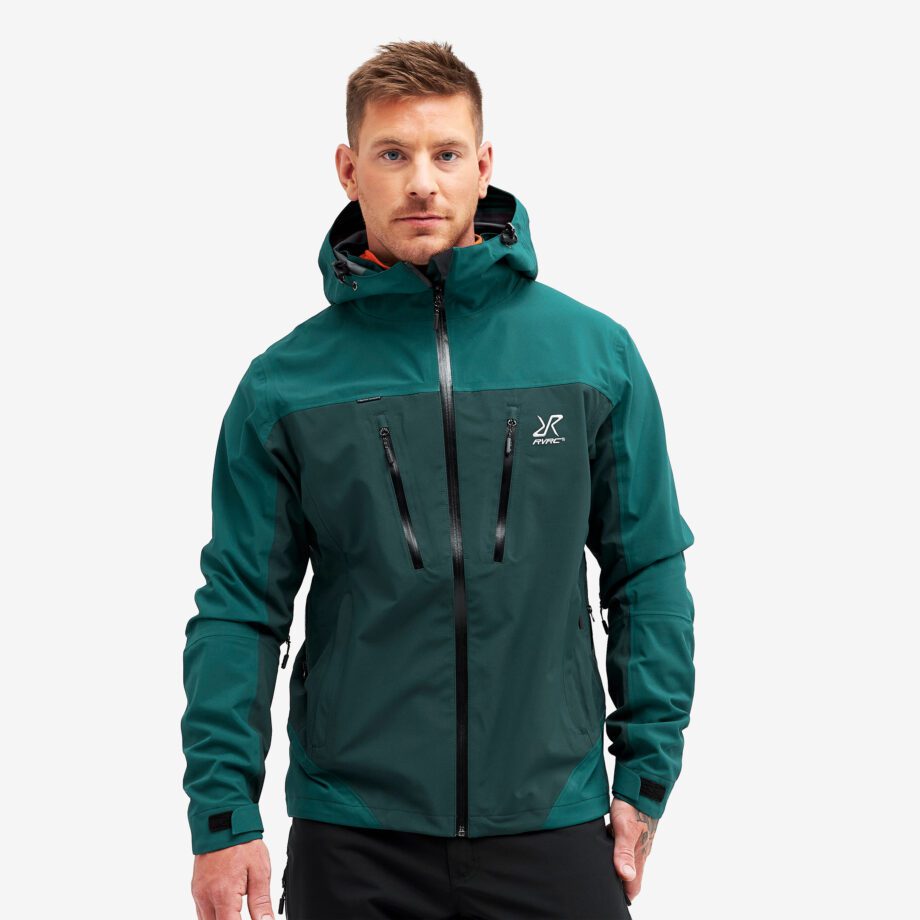 Revolution Race Silence Proshell 3L Jacket - Herr - Deep Teal 2.0, Storlek:2XL - Skaljacka & Vindjacka